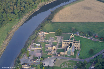 Tintern Abbey and the River Wye