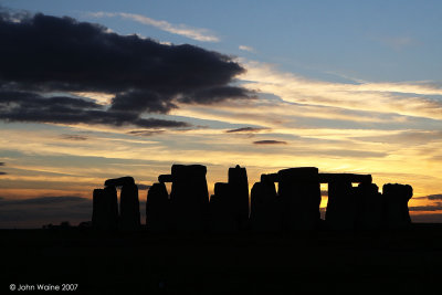 Stonehenge Sundown