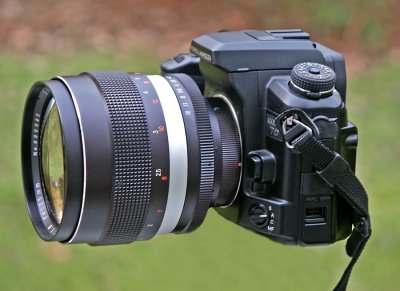 Fast 135mm Lenses Samigon Soligor 135mm f/1.8 Adapted To the Minolta Maxxum 7D Sony Alpha 100 Not Zeiss Sonnar  T Mount  M42