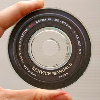 Minolta AF Xi Service Manuals Mini CD