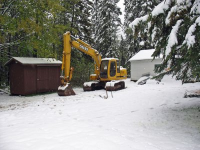Before the drain repair