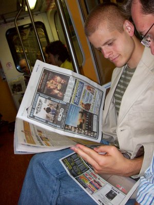 riding the subway back