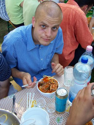 How's the soup taste Buddy?