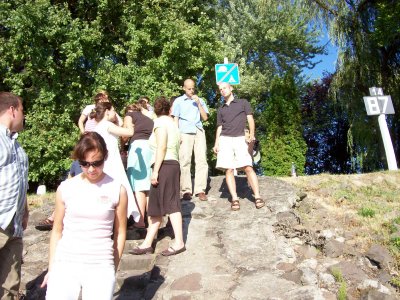 heading to the banks of the river