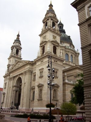 some big church in Budapest - St. Stephens??
