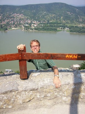 I have been described as being mentally on the edge, but this time I was on the edge:)