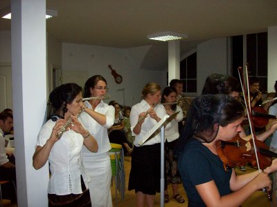 The back row