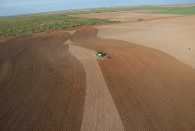 Farmer Marten plows the field.