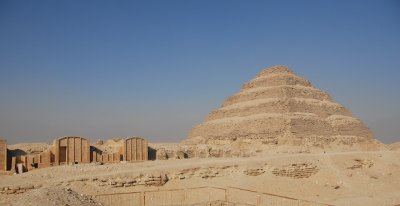 Pharaoh Djoser's step-pyramid in Saqqara.