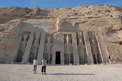 Nefertari's Temple in Abu Simbel.