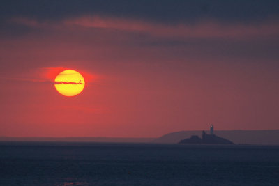 Sunset from St Ives Cornwall