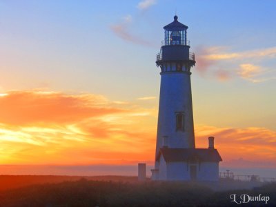 Yaquina Lighthouse, Evening