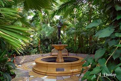 Fountain Under Conservatory Dome