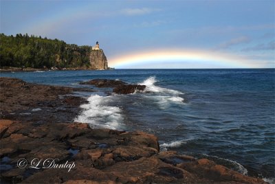 Split Rock Lighthouse & Rainbow 1