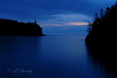 38 - Split Rock Lighthouse: Early Dawn's Blue Satin