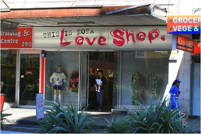 The LOVE shop (not)