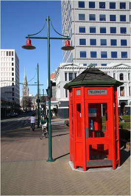 Red Telephone Box.