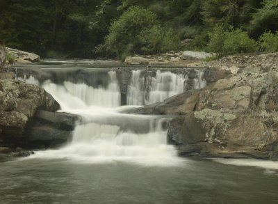 Upper Linville Falls - left portion