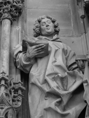 Cathedral Detail, the Pensive Scholar (4/13)