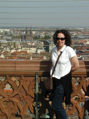Debbie Atop the Cathedral (4/13)