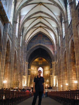 Gabe in the Cathedral (4/13)