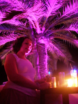 Debbie on the Pacha Rooftop Terrace (22/7)