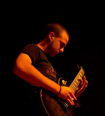 Matt playing at the Soda Shop in Orland