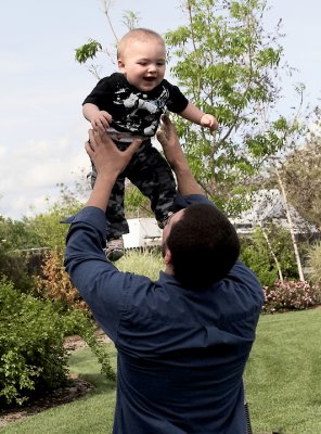 Flying baby A