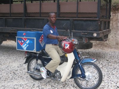 delivery motorbike