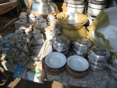 items for sale in the market