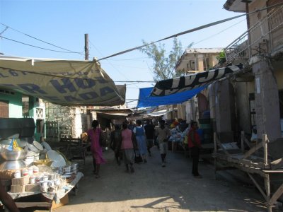 the market that we had to walk through