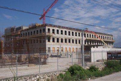 the new American Embassy being built in Haiti