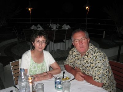 Martha and Bill @ Montana Hotel in Haiti