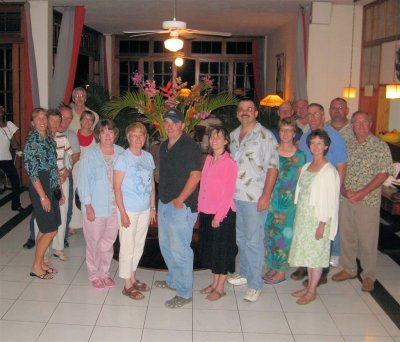 the group @ Montana Hotel in Haiti
