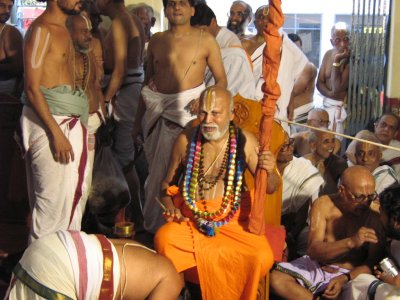 Swamiji Blessing Devotees