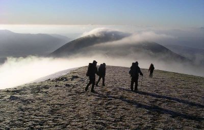 Dec 06 solstice camp on ben a glo - glorious morning