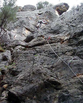 Majorca sestret rock climbing