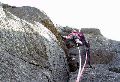 April 07 Skye climbing 'Integrity'