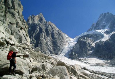 Nantillons glacier Mont Blanc