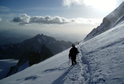 On the descent from the Barre de Ecrins