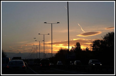 Planes & automobiles at daybreak
