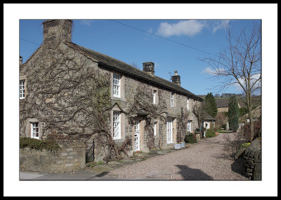 Stone cottages in the Peak District