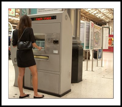 Buying a train ticket