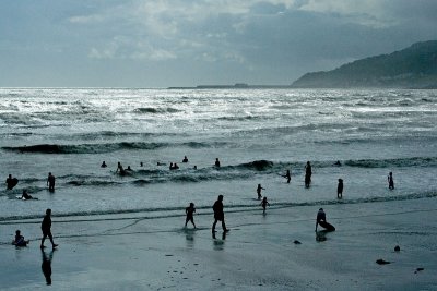 Beach Scene (after LS Lowry)