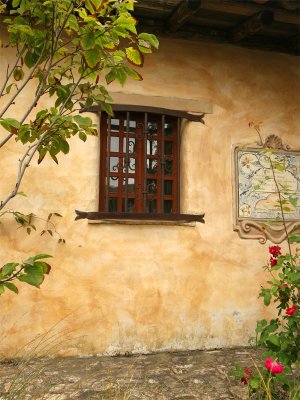 Window At Carmel Mission