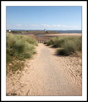 Coastal cycle path