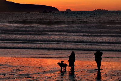 Watching them Watching the Sunset