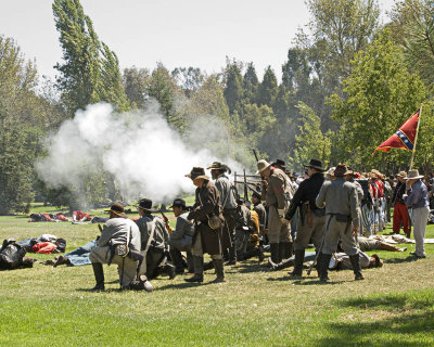 CIVIL WAR REENACTMENT, HUNTINGTON BEACH CA 2007