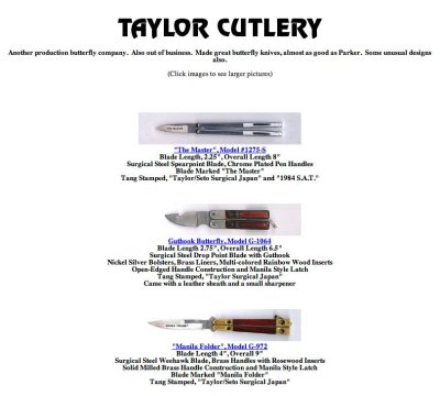 Taylor Cutlery