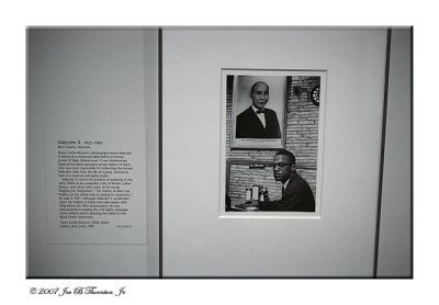 Henri Cartier Bresson's portrayal of Malcom X